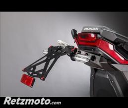 Support de plaque r�glable LIGHTECH noir Honda X-Adv