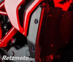 Carter de radiateur LIGHTECH carbone mat Ducati Hypermotard 821