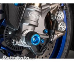 Protections fourche et bras oscillant (axe de roue) LIGHTECH Cobalt Yamaha MT-10 - ARYA106COB