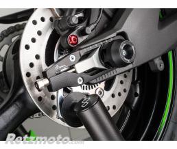 Protections fourche et bras oscillant (axe de roue) LIGHTECH noir Ducati Hypermotard 821 - ARDU103NER