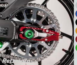 Protection fourche et bras oscillant (axe de roue) LIGHTECH cobalt Kawasaki Z900