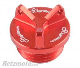 Bouchon de carter d'huile LIGHTECH M20x2,5 3 pans alu rouge