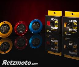 Bouchon de r�servoir LIGHTECH noir/or � vis Yamaha YZF-R1