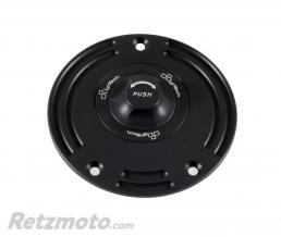 Bouchon de r�servoir LIGHTECH noir/noir 1/4 tour Aprilia