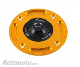 Bouchon de r�servoir LIGHTECH noir/or 1/4 tour Aprilia