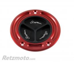 Bouchon de r�servoir LIGHTECH � vis noir/rouge Honda CBR1000RR