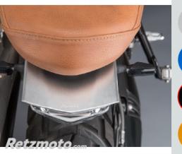 Support de fixation support de plaque LIGHTECH noir BMW R Nine T Scrambler