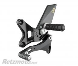 Commandes recul�es fixes LIGHTECH s�lection standard et invers�e noir Kawasaki ZX10R
