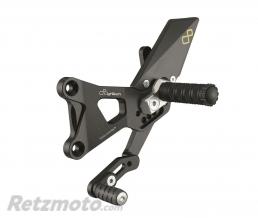 Commandes recul�es fixes LIGHTECH s�lection standard noir BMW S1000(RR)