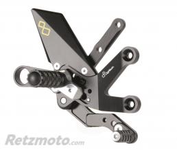 Commandes recul�es r�glables/repliables LIGHTECH s�lection standard et invers�e noir Suzuki GSX-S 1000