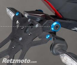 Kit vis pour support de plaque LIGHTECH argent universel
