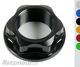 �crou de colonne de direction/d'axe de roue arri�re LIGHTECH M24x1.5 alu cobalt