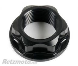 �crou de colonne de direction/d'axe de roue arri�re LIGHTECH M24x1.5 alu noir
