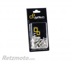 LIGHTECH Kit vis moteur LIGHTECH argent alu (37 pi�ces) Kawasaki Zx6R