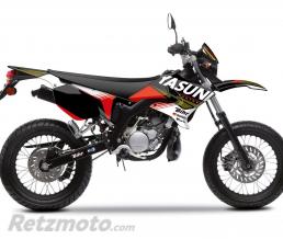 Kit deco KUTVEK Yasuni Factory rouge/noir MBK X-Limit/Yamaha DT50