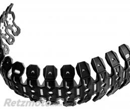 Protection d'echappement POLISPORT Armadillo noir
