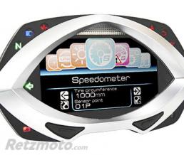 Compteur multifonctions KOSO RXF LCD noir/argent