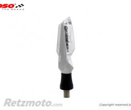 Clignotant KOSO Mars LED argent/translucide universel vendu � l'unit�