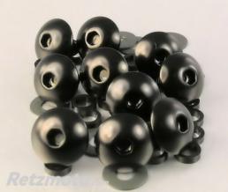 Visserie car�nage t�te bomb�e PRO BOLT M6x1x10mm noir