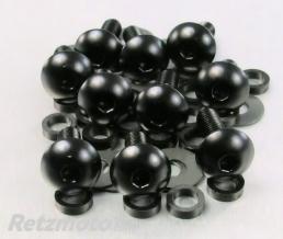 Visserie car�nage t�te bomb�e PRO BOLT M5x0,8x16mm noir