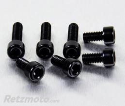 Kit vis de trappe r�servoir Pro-Bolt alu noir par 7 Yamaha
