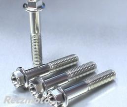 Kit vis de bas de fourche Pro-Bolt inox par 4 Aprilia RSV1000 - Suzuki GSX-R1000