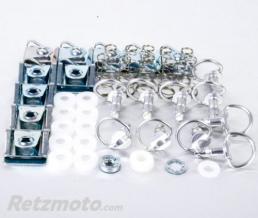 Kit vis Dzus �17mm Pro-Bolt alu argent empreinte Allen