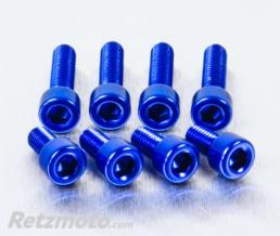 Kit vis de trappe r�servoir Pro-Bolt alu bleu par 7 Suzuki