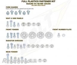 Kit vis complet de plastiques Bolt Suzuki RM125/250