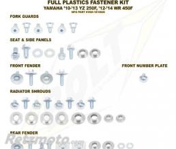 Kit vis complet de plastiques Bolt Yamaha YZ250F/WR450F