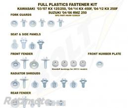 Kit vis complet de plastiques Bolt Kawasaki KX-F250/450