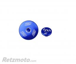Bouchon carter moteur lat�raux SCAR bleu Kawasaki