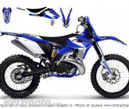 Kit d�co BLACKBIRD Dream Graphic 3 bleu Gas Gas EC300