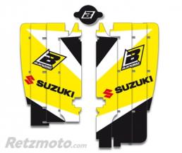 Kit d�co de cache radiateur BLACKBIRD Dream Graphic 3 jaune Suzuki RM-Z250