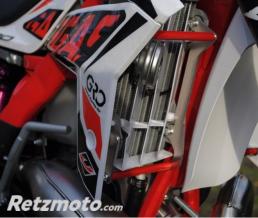 AXP RACING Protection de radiateur AXP alu rouge Gas Gas
