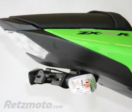 R&G Support de plaque R&G RACING noir Kawasaki