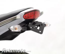 R&G Support de plaque R&G RACING noir Kawasaki ER-6 F/N