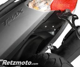 Support de plaque R&G RACING noir avec passage de roue Yamaha T-Max 500