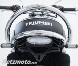 Support de plaque R&G RACING noir Triumph Bonneville 1200