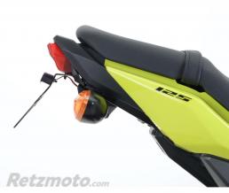 Support de plaque R&G RACING noir compatible clignotants origine Honda MSX125