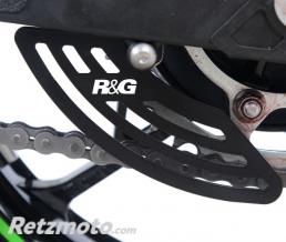 Protection de couronne (dent de requin) R&G RACING noir Kawasaki Ninja 400
