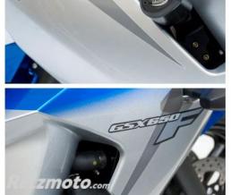 R&G Tampons de protection R&G RACING Aero noir Suzuki GSX650F