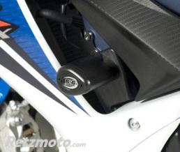 R&G Tampons de protection R&G RACING Aero noir Suzuki GSX-R600/750