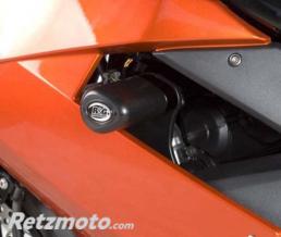 R&G Tampons de protection R&G RACING Aero noir Kawasaki ER-6 F