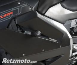 Tampons de protection R&G RACING Aero noir Aprilia RST1000 Futura