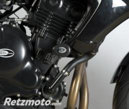 Tampons de protection R&G RACING Aero noir Kawasaki ER-6 N