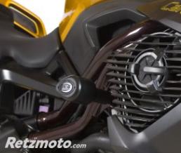 Tampons de protection R&G RACING Aero noir Benelli TNT 1130/Cafe Racer