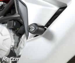 R&G Tampons de protection R&G RACING Aero noir MV Agusta