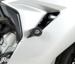 Tampons de protection R&G RACING Aero noir MV Agusta