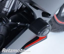 Tampons de protection R&G RACING Aero noir Honda CBR250R